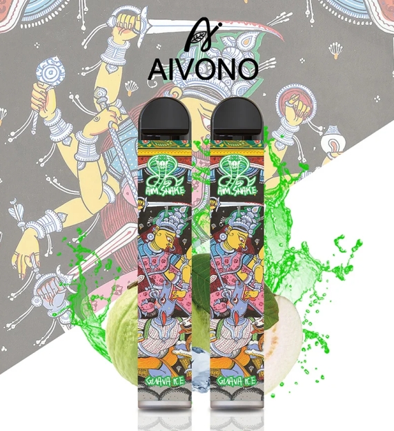 Aivono AIM SNAKE 2500 Guava Ice – Frescor y Sabor en Cada Calada